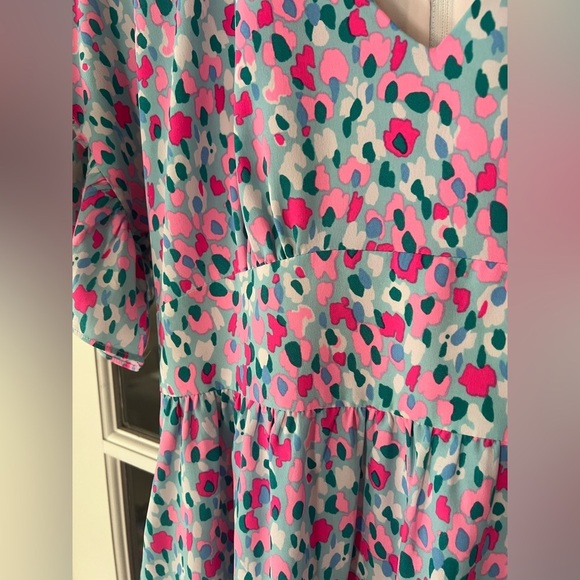 Lilly Pulitzer Blaire Stretch Dress - Size 4 - multi Hottie Dottie - Picture 9 of 10